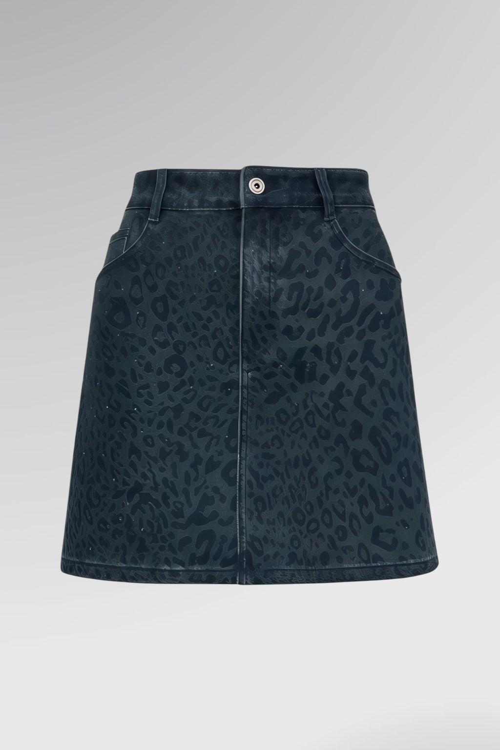 Leopard Grace A-Line Skirt