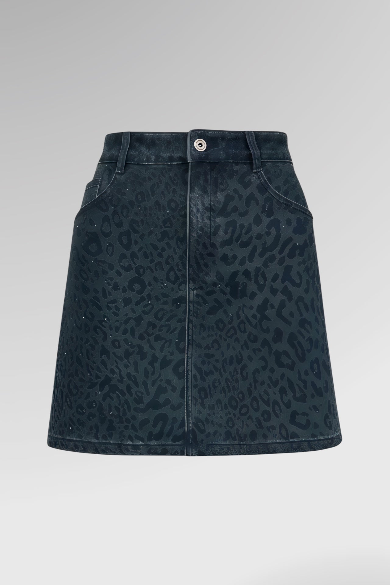 Leopard Grace A-Line Skirt