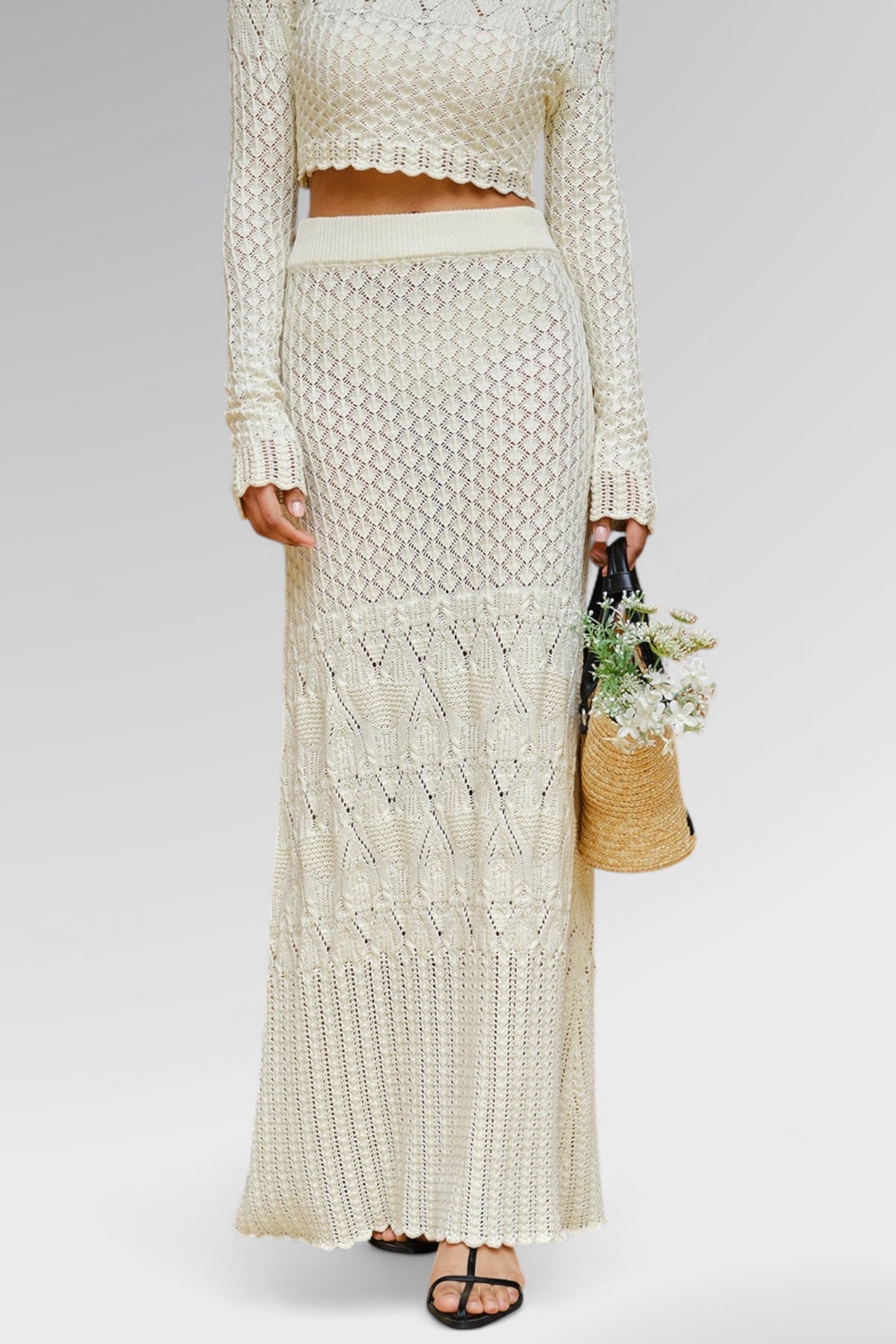 Ethereal Knit Maxi Skirt