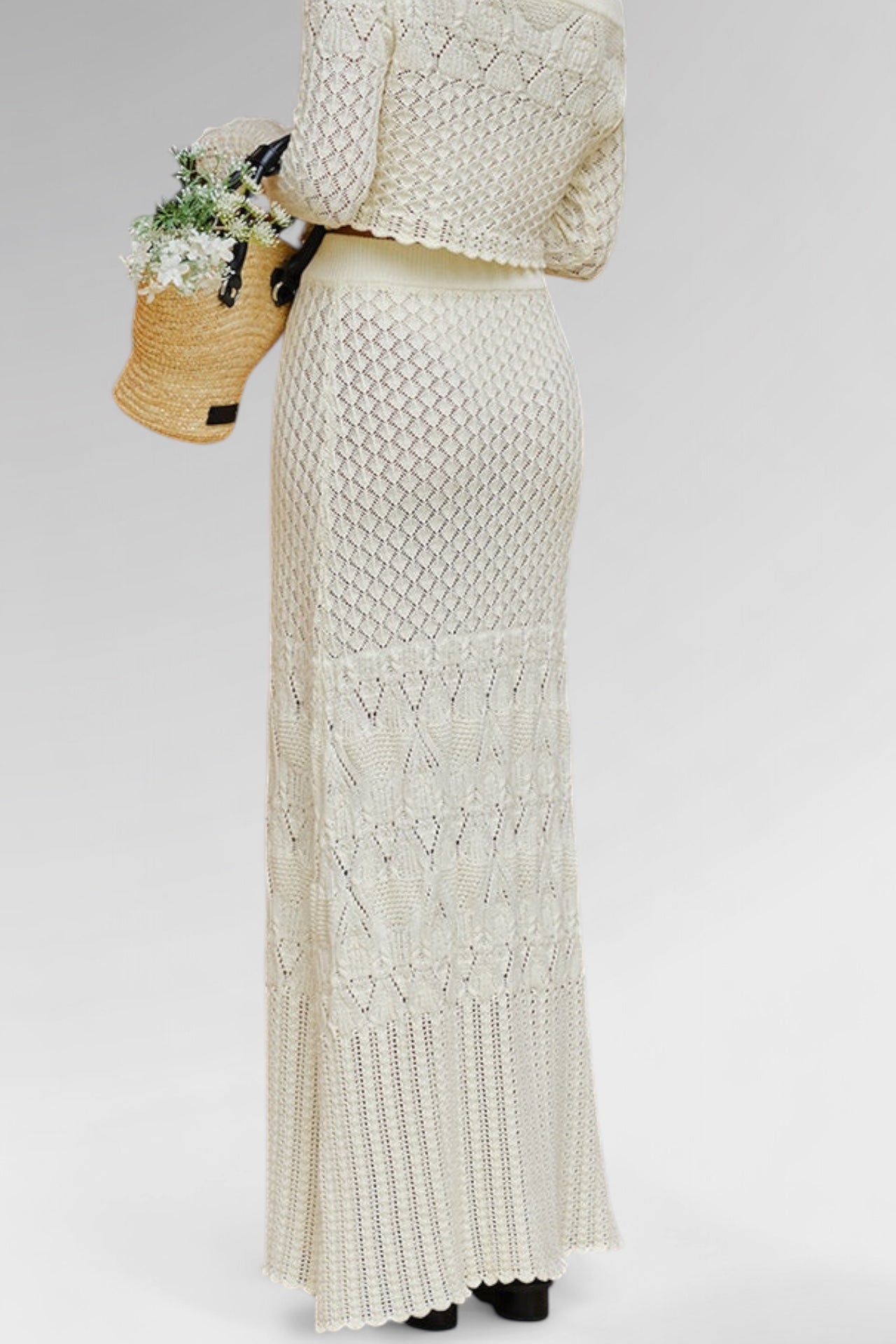 Ethereal Knit Maxi Skirt