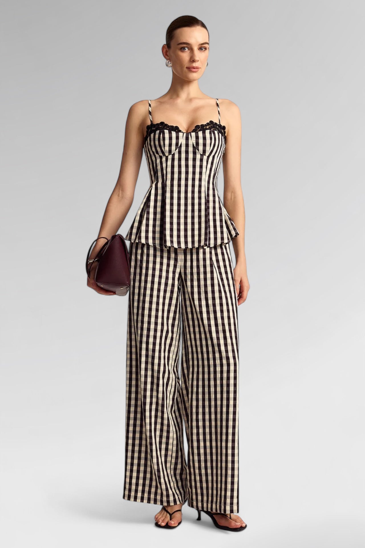 Refined Pinstripe Linen Trousers