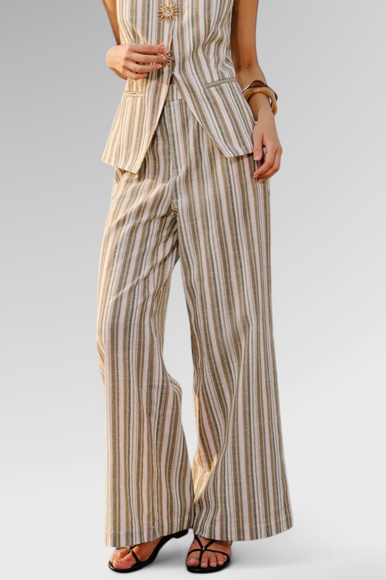 Coastal Stride Linen Pants