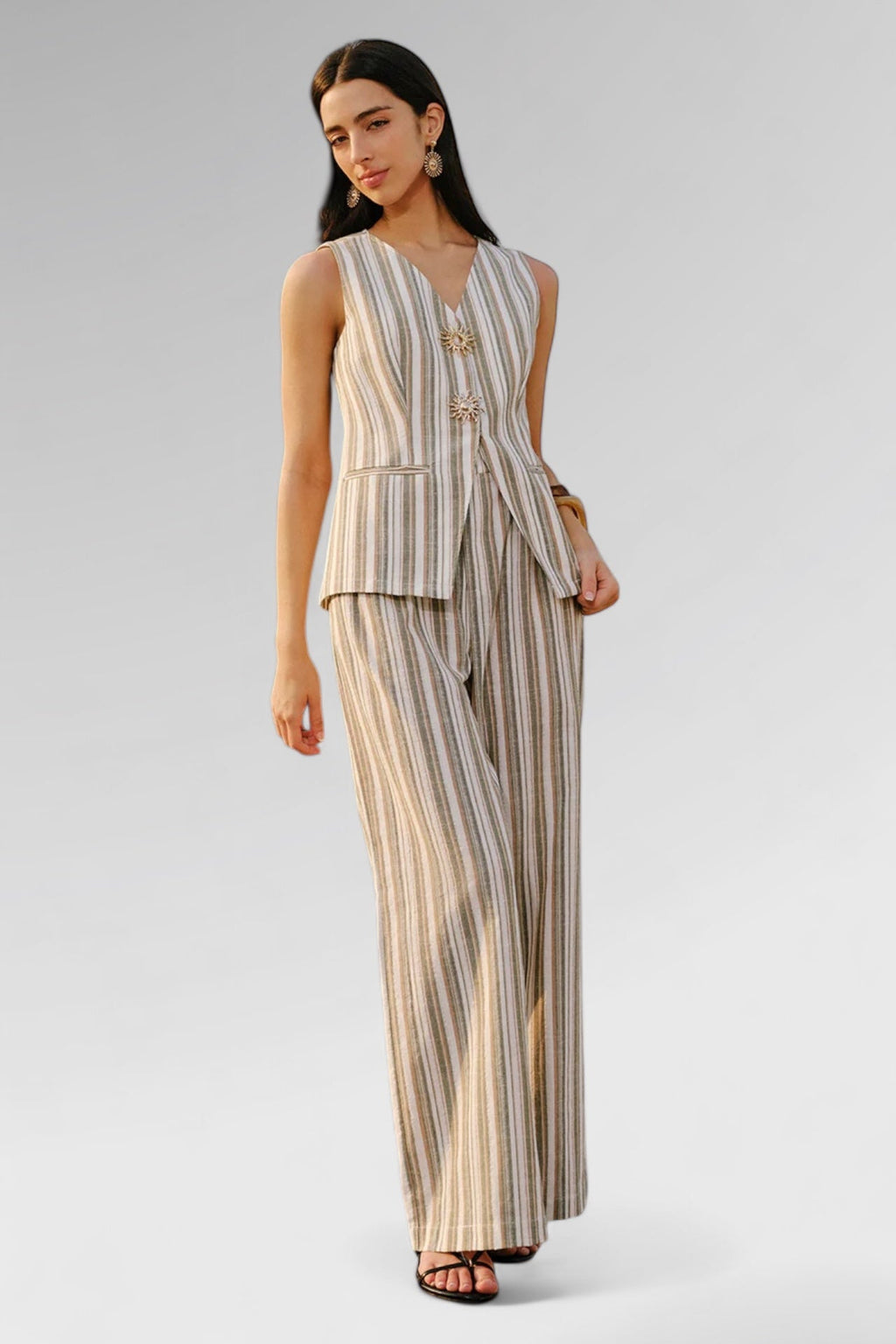 Coastal Stride Linen Pants