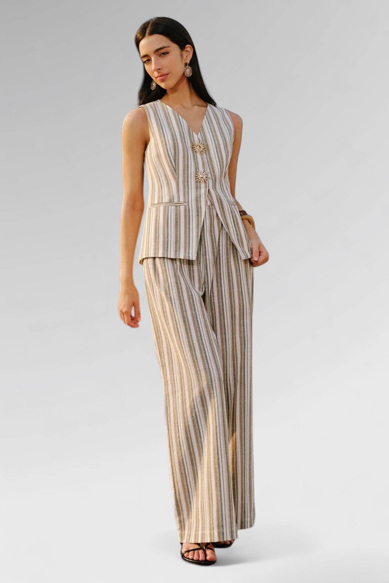 Coastal Stride Linen Pants