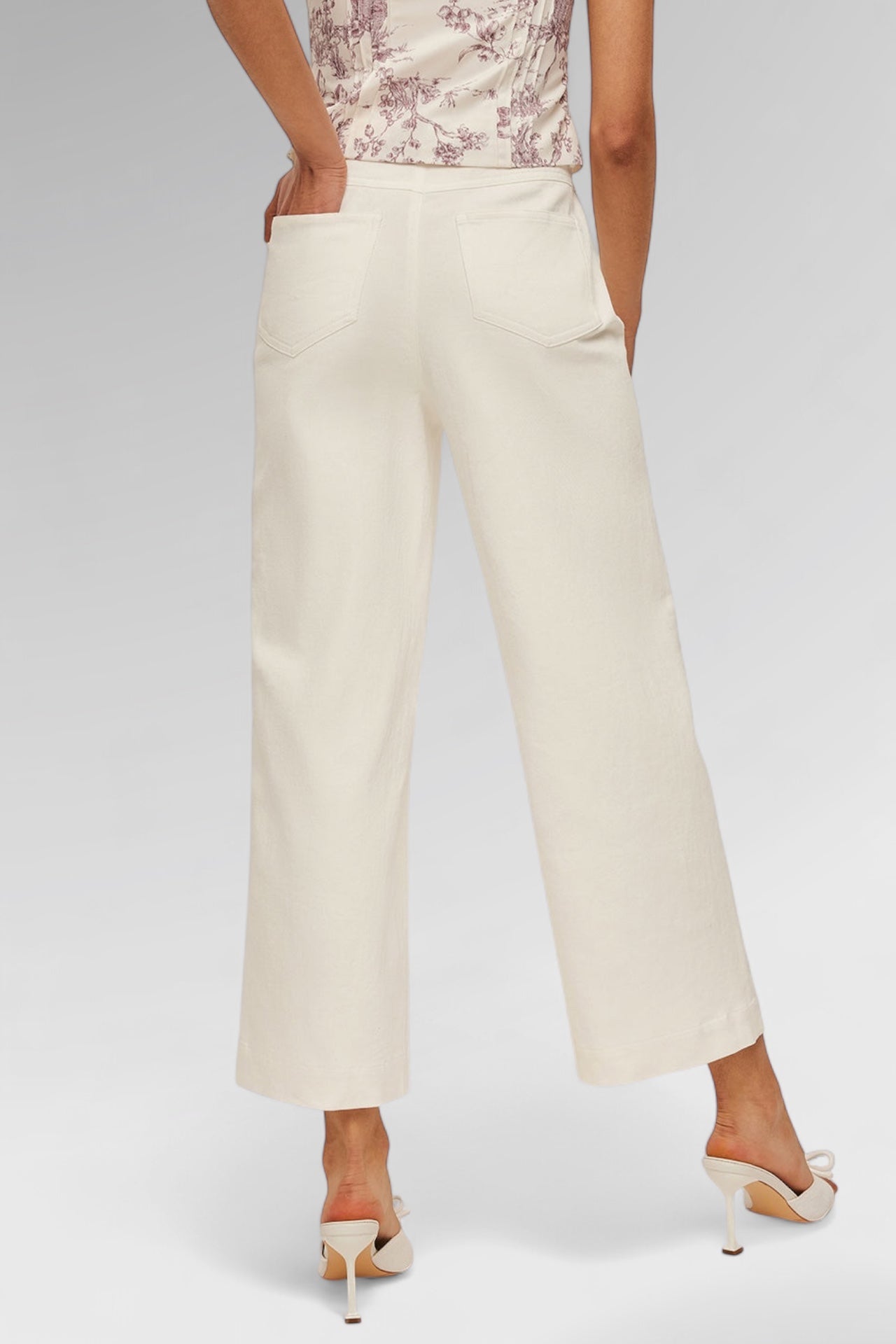 Ivory Path Straight Denim Jeans