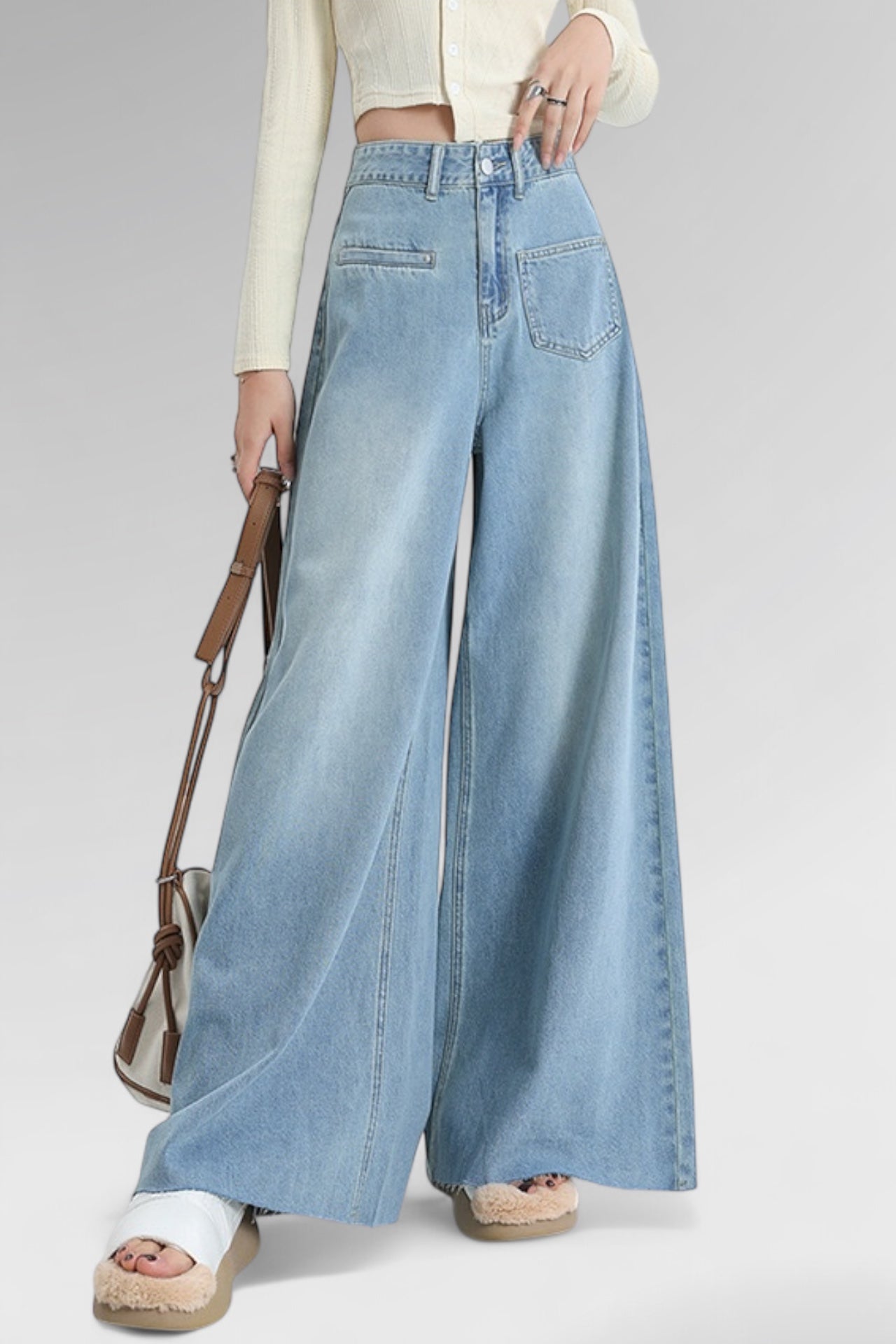 Eclipse Wide-Leg Denim Jeans