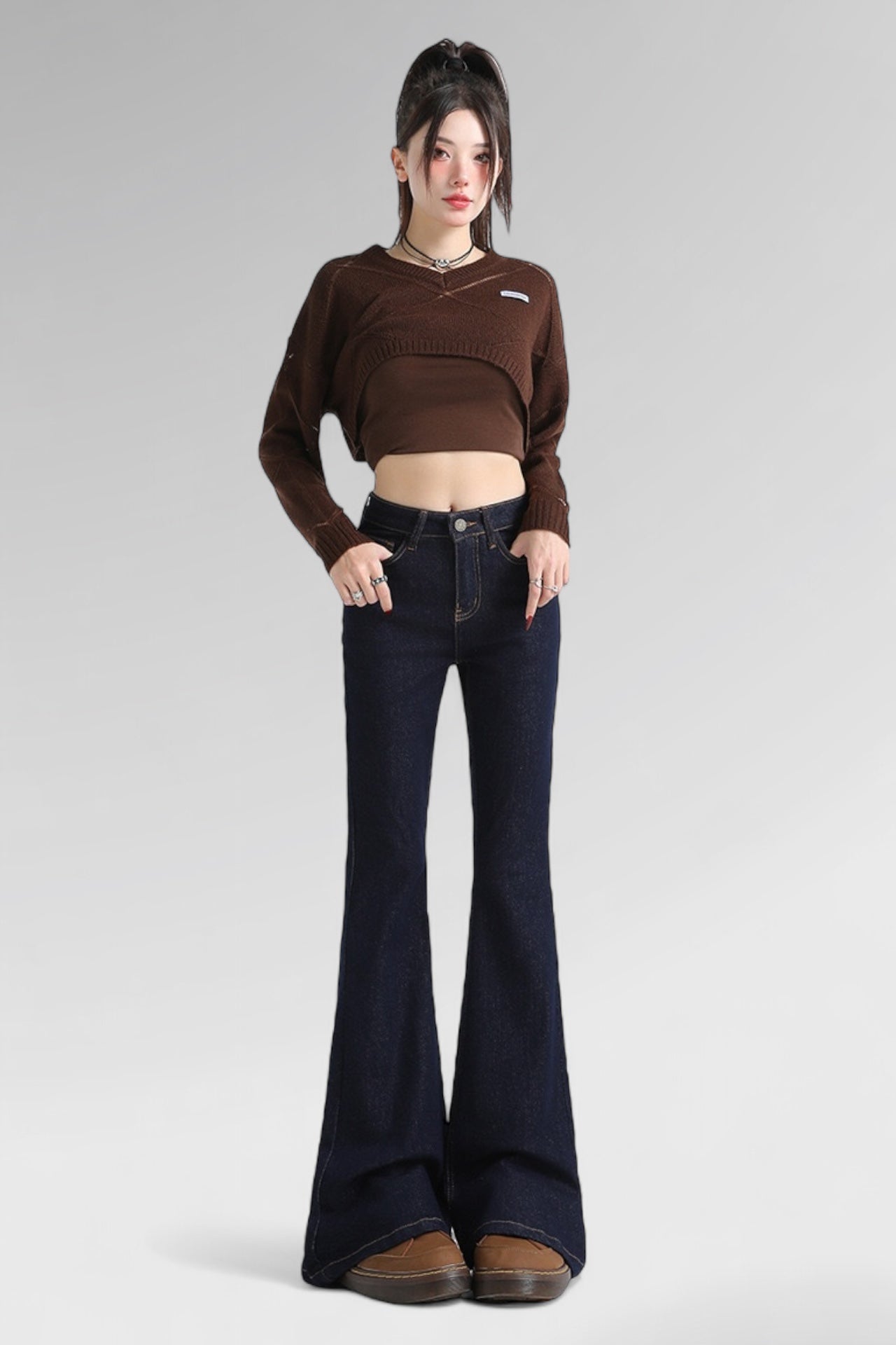 Velvet Dusk Flare Jeans