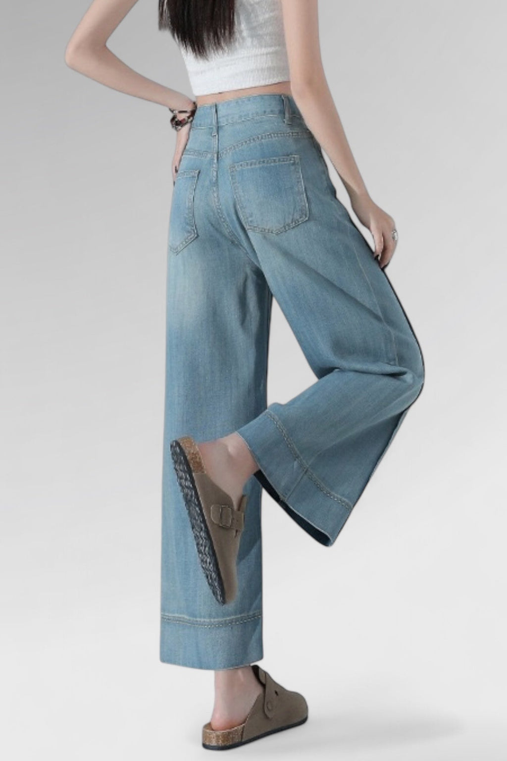 Harbourline Cropped Denim Jeans