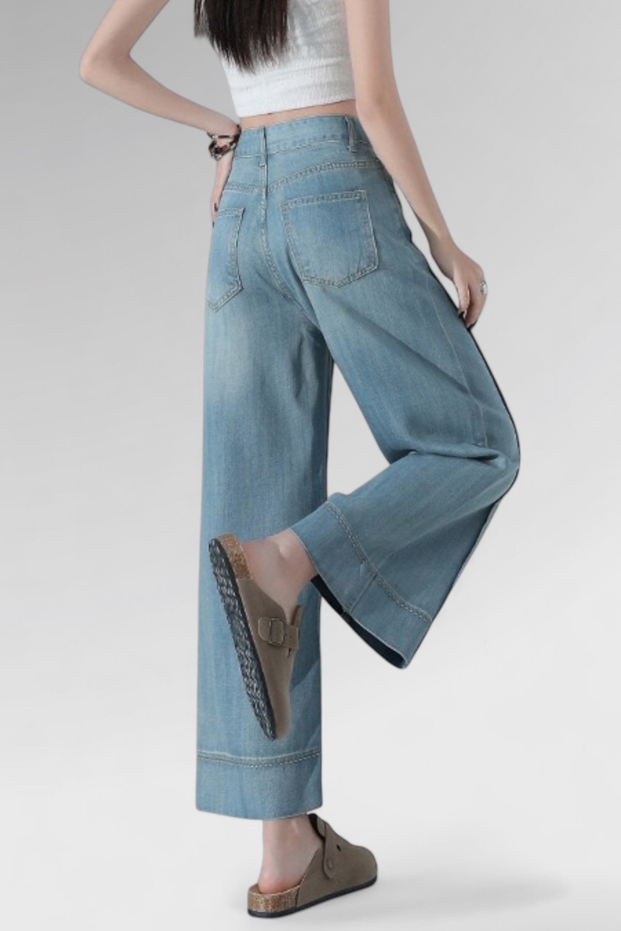 Harbourline Cropped Denim Jeans