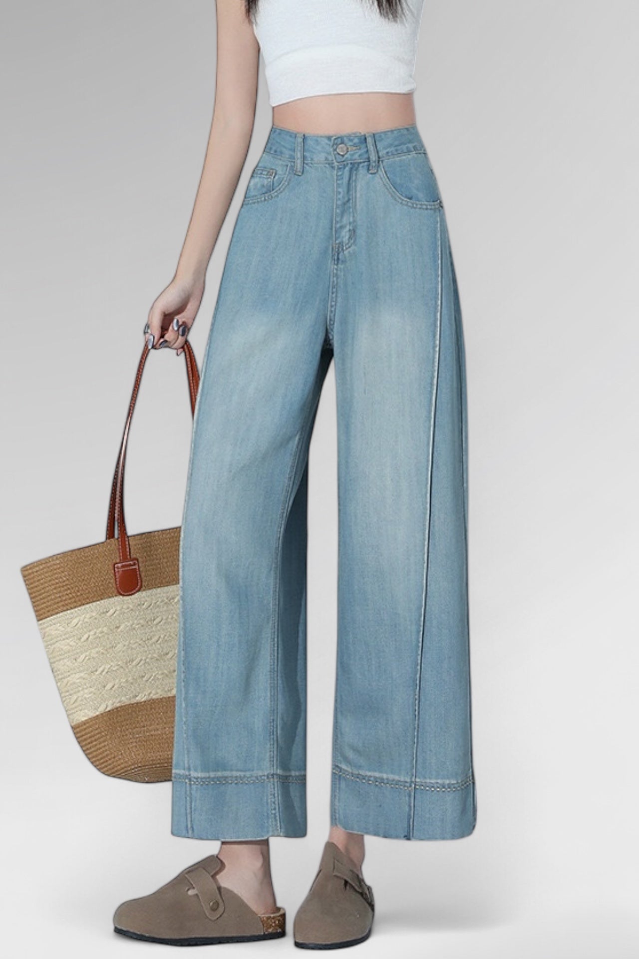 Harbourline Cropped Denim Jeans