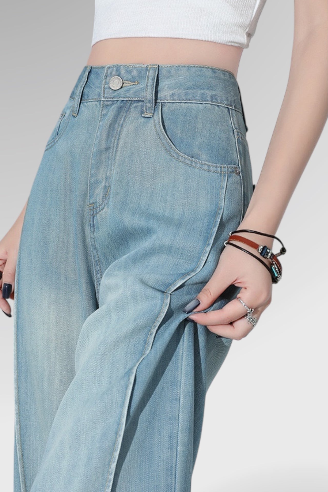 Harbourline Cropped Denim Jeans