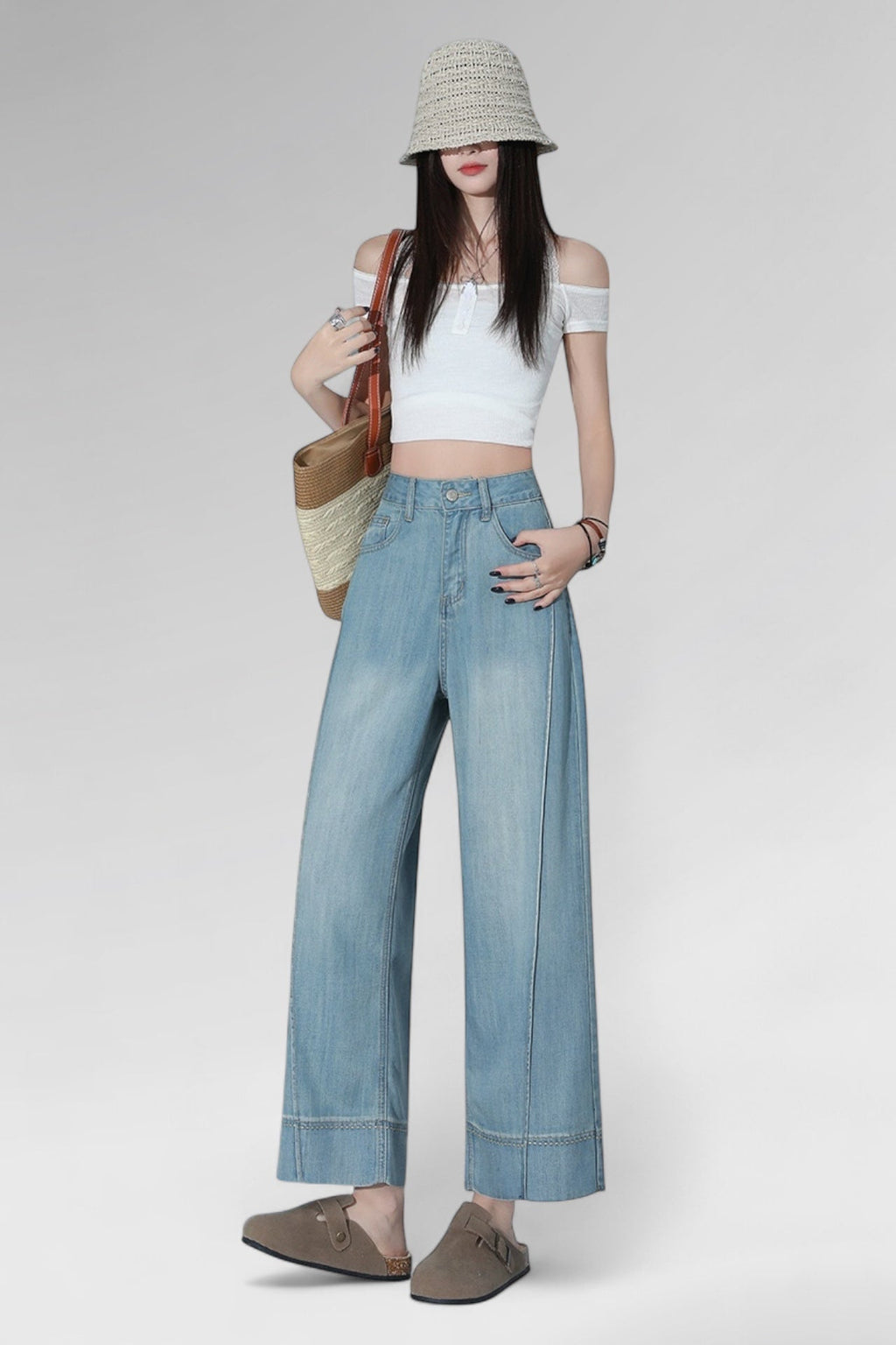 Harbourline Cropped Denim Jeans