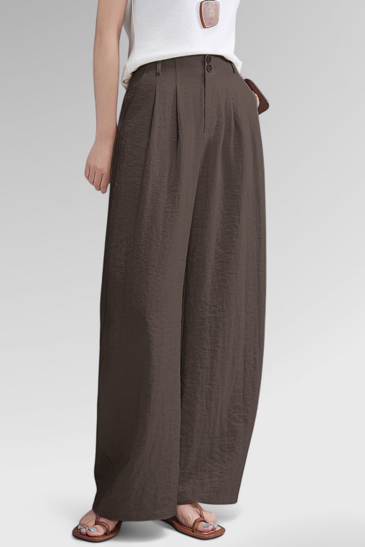 Ethereal Flow Linen Trousers