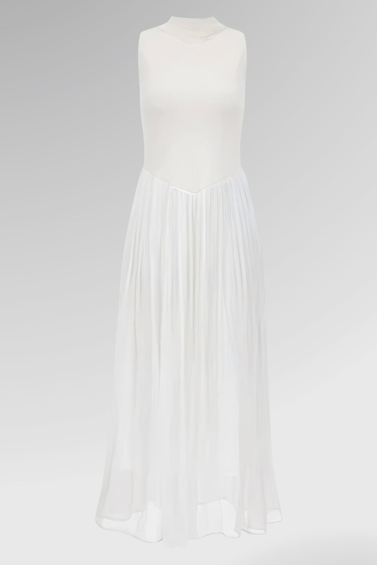 Ethereal Pleated Midi Dress