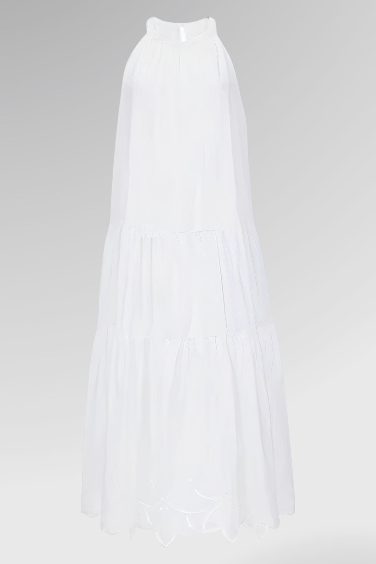 Midnight Tiered Cotton Dress