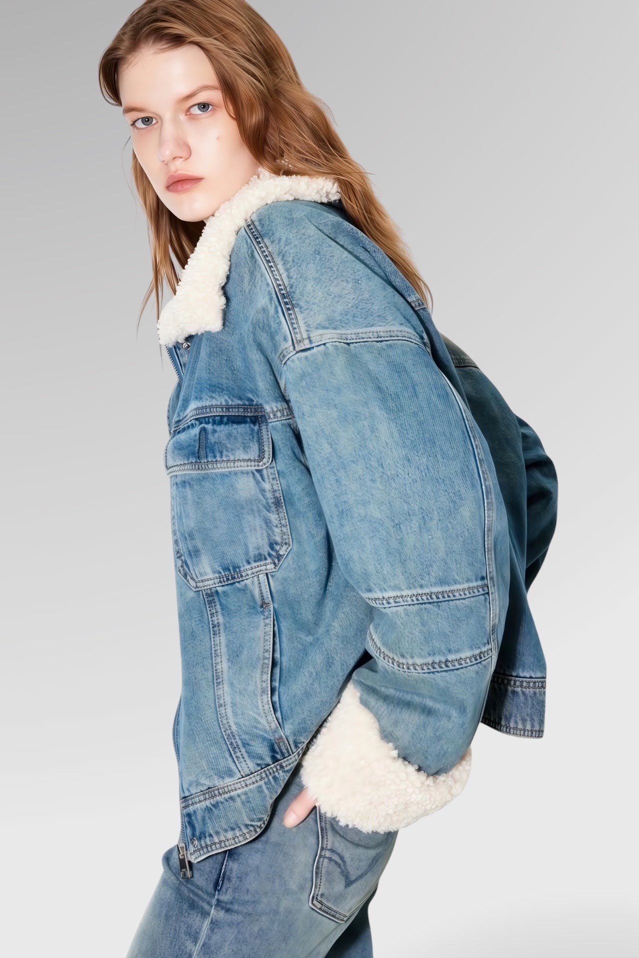 Bluehaven Cropped Denim Jacket