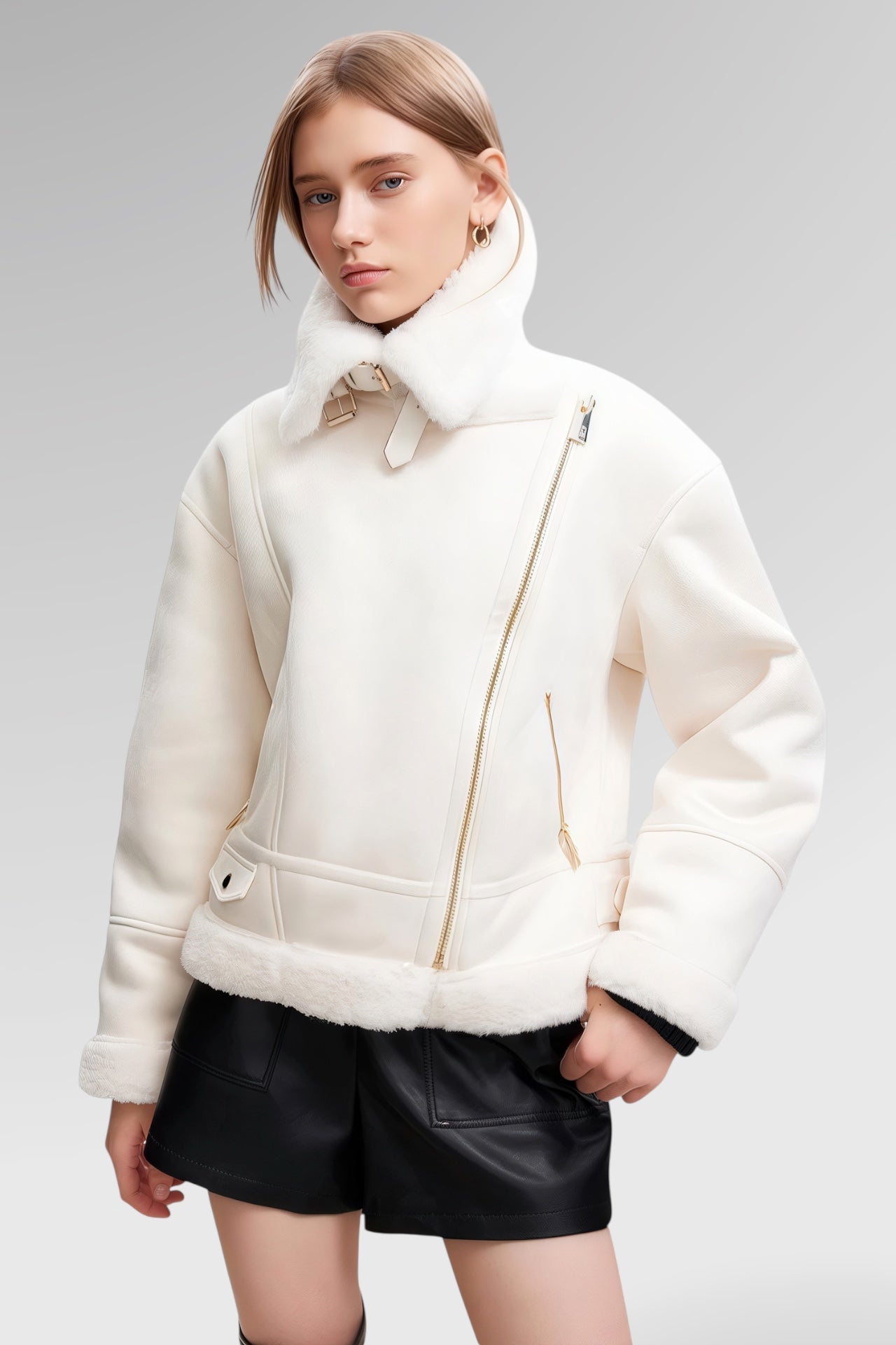 Whiteveil Luxe Shearling Jacket