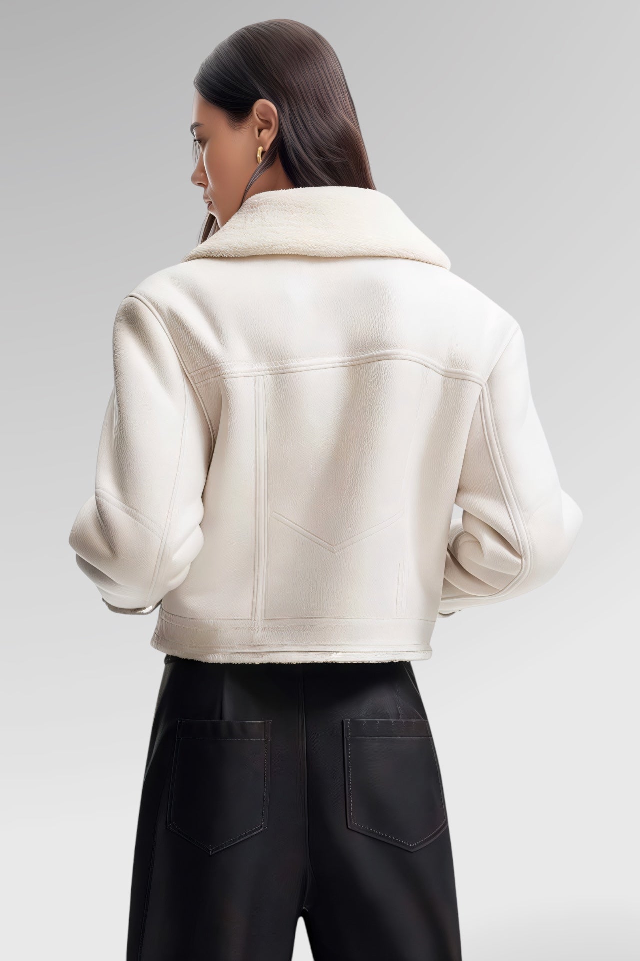 Downtown Edge Shearling Jacket
