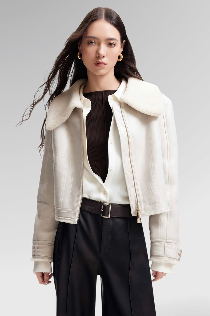 Downtown Edge Shearling Jacket