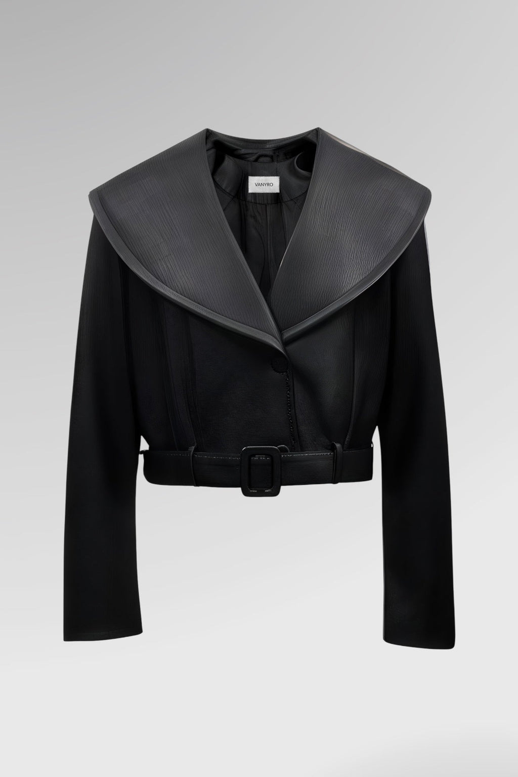 Sailor Collar Belted Jacket