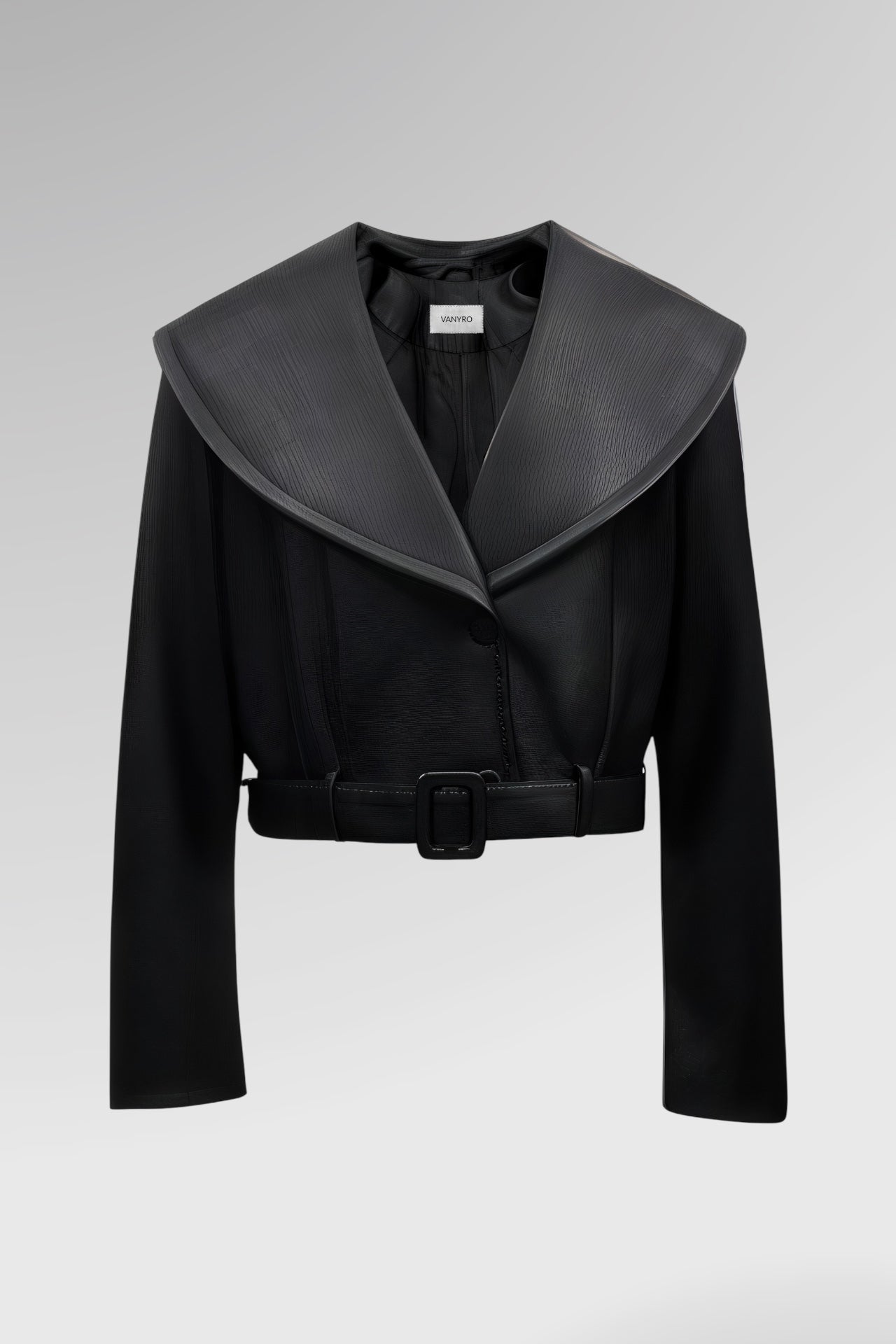 Sailor Collar Belted Jacket