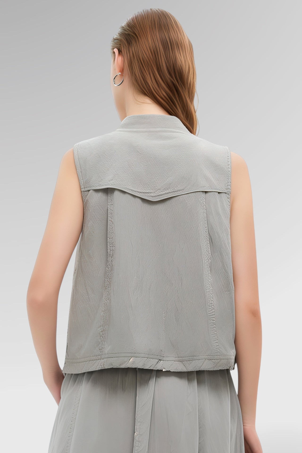 Urban Flow Sleeveless Zip Top