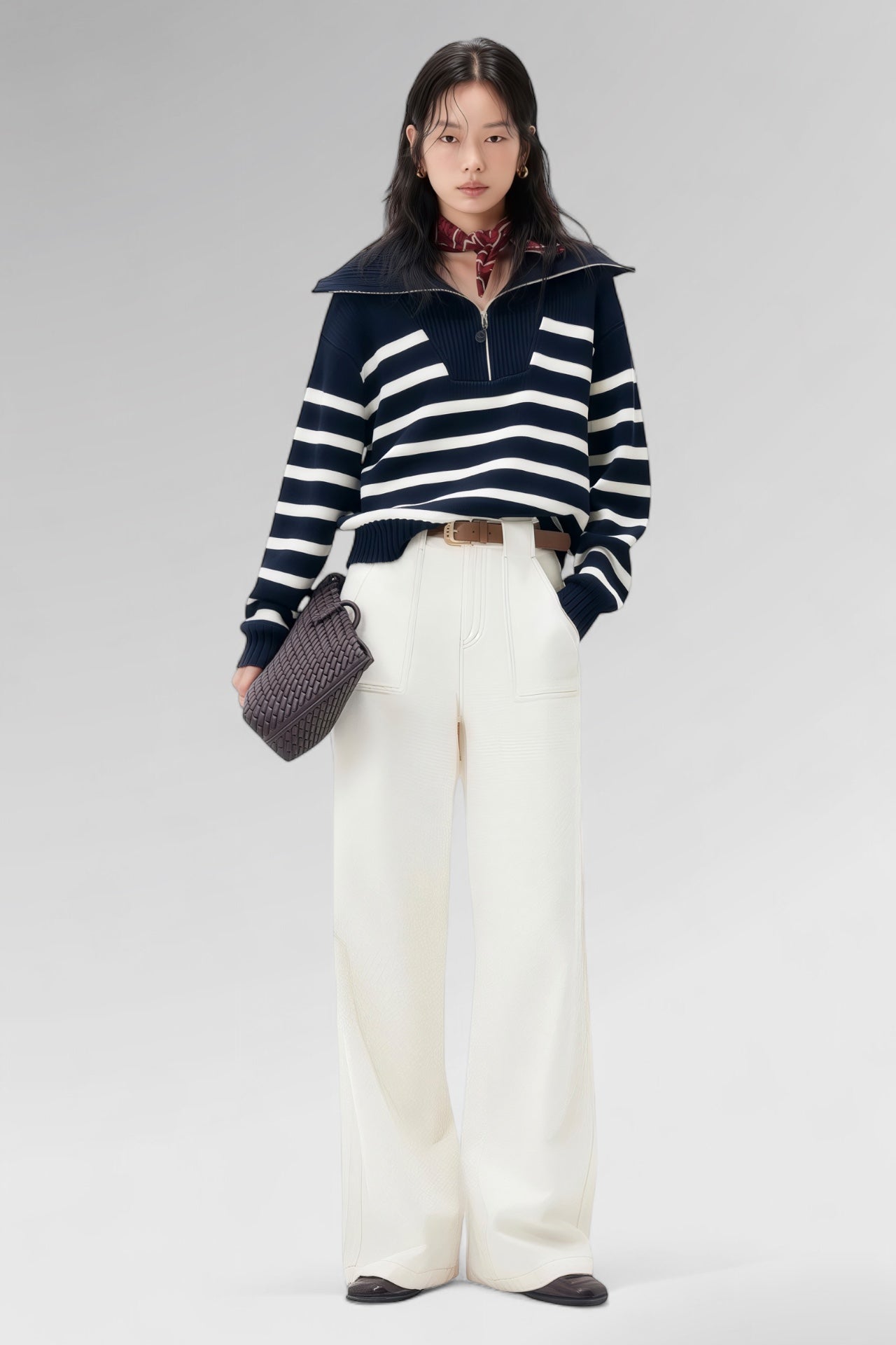 Mariner Striped Cotton Sweater