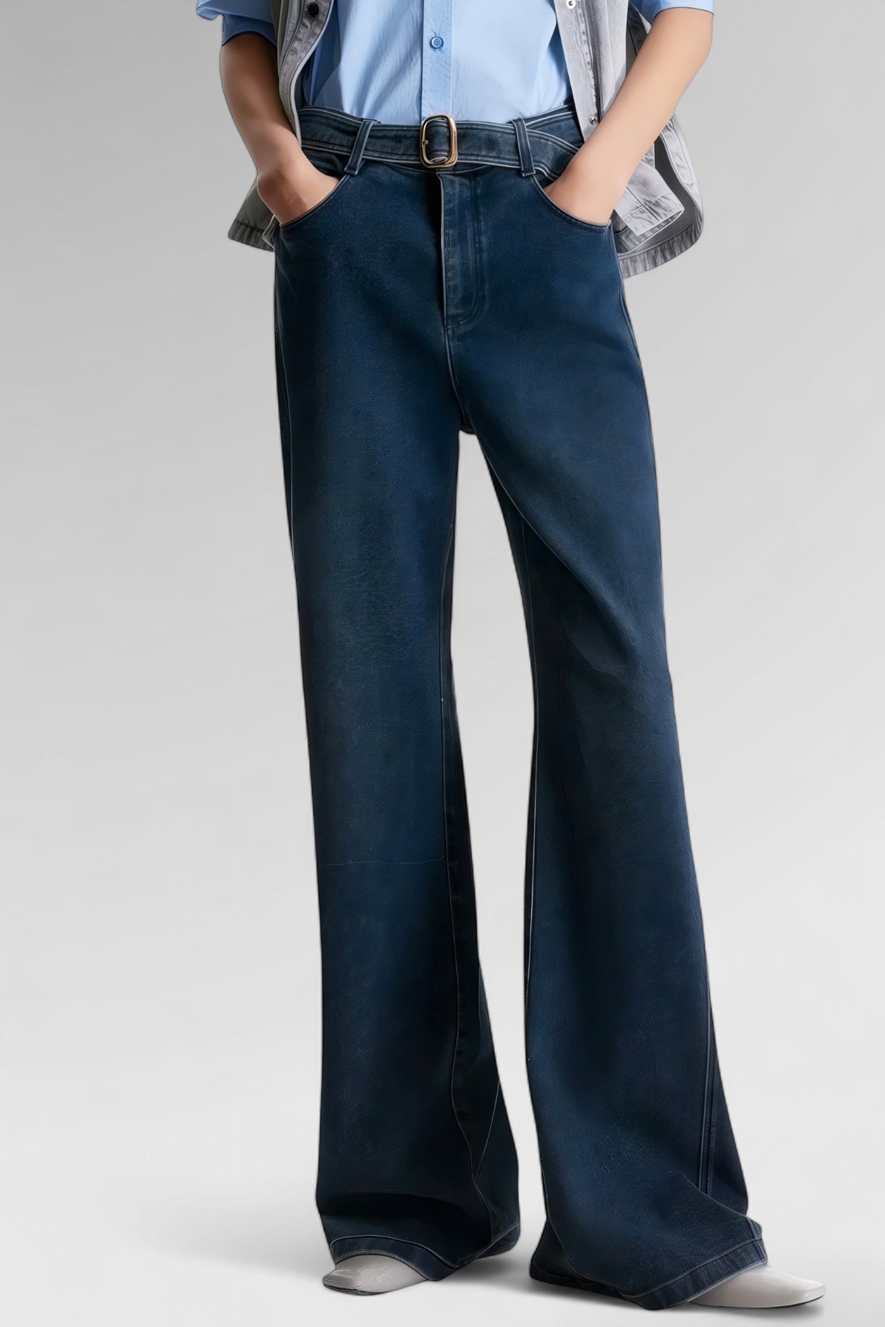 Midnight Contour Flare Denim Jeans