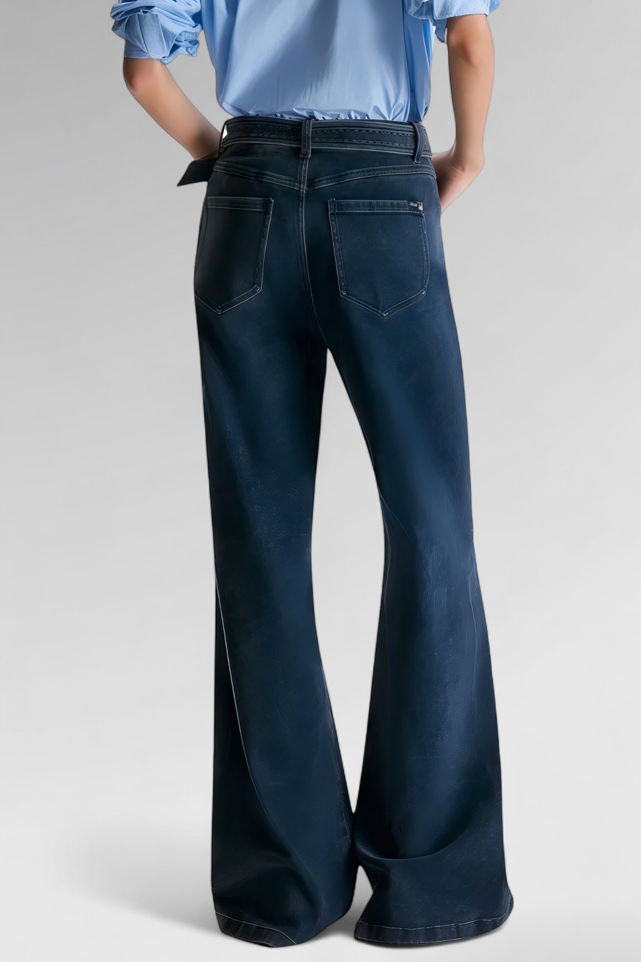 Midnight Contour Flare Denim Jeans