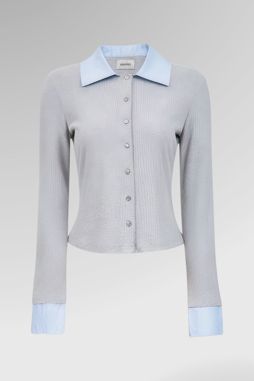 Refined Collar Contrast Shirt