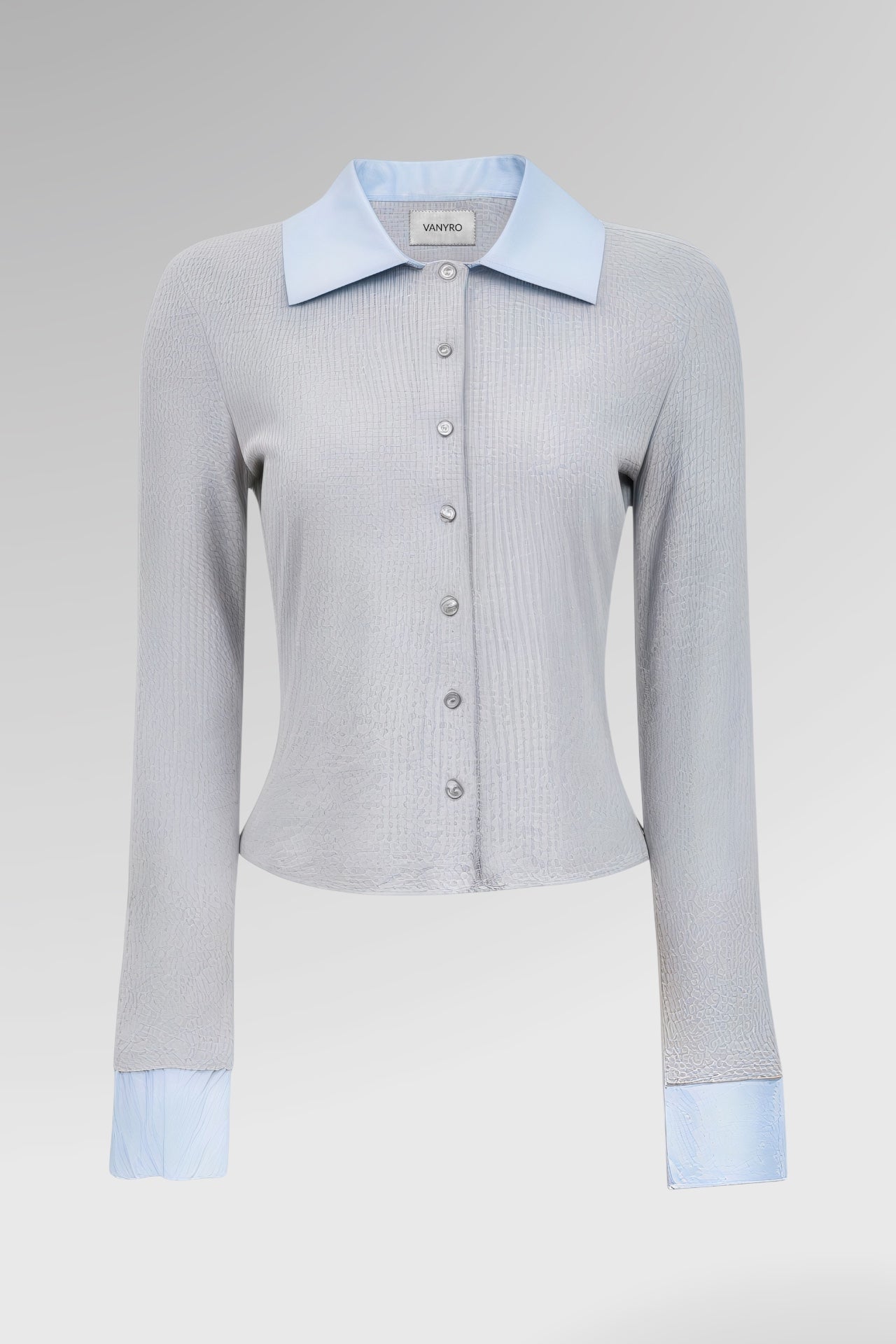 Refined Collar Contrast Shirt
