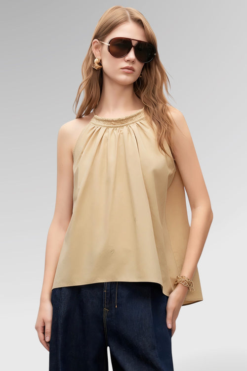Airflow Gathered Halter Top