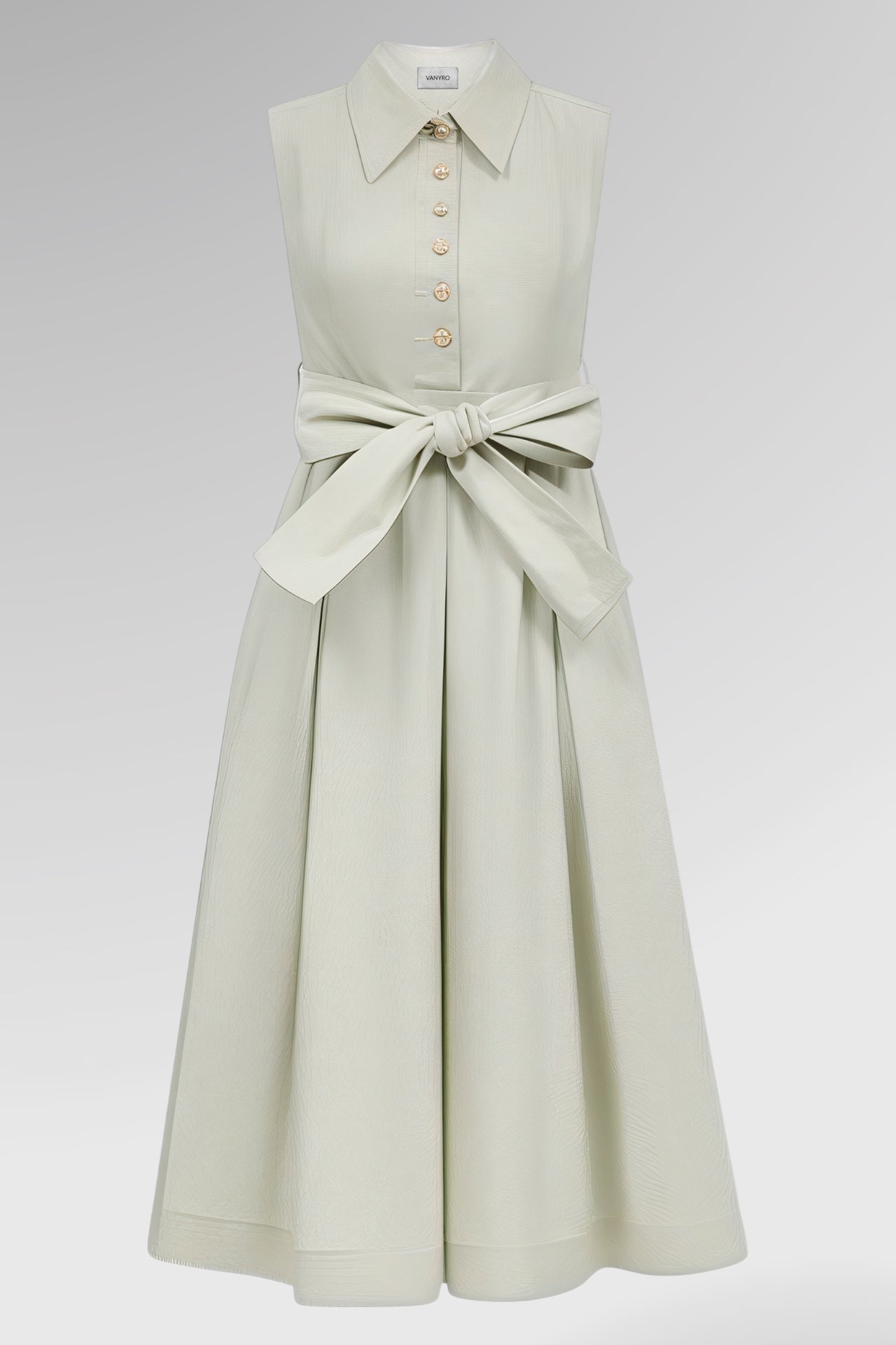 Midnight Grace Cotton Midi Dress